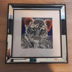 Tijgertje Diamond Painting - Ingelijst, Ophalen, Minder dan 50 cm, Zo goed als nieuw, Schilderij