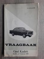 Vraagbaak Opel Kadett A, Ophalen of Verzenden