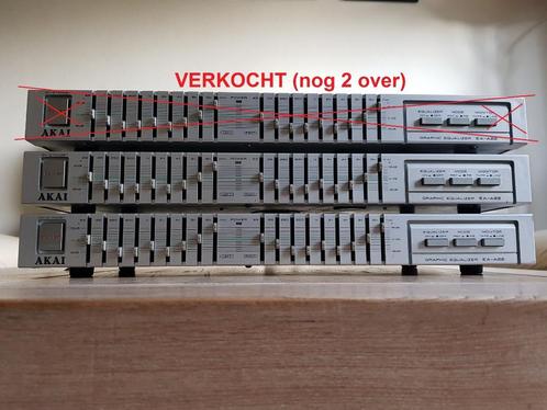 Vintage 2x  AKAI EA- A22 EQUALIZERS - Dual 9 Band Stereo, Audio, Tv en Foto, Overige Audio, Tv en Foto, Gebruikt, Ophalen of Verzenden