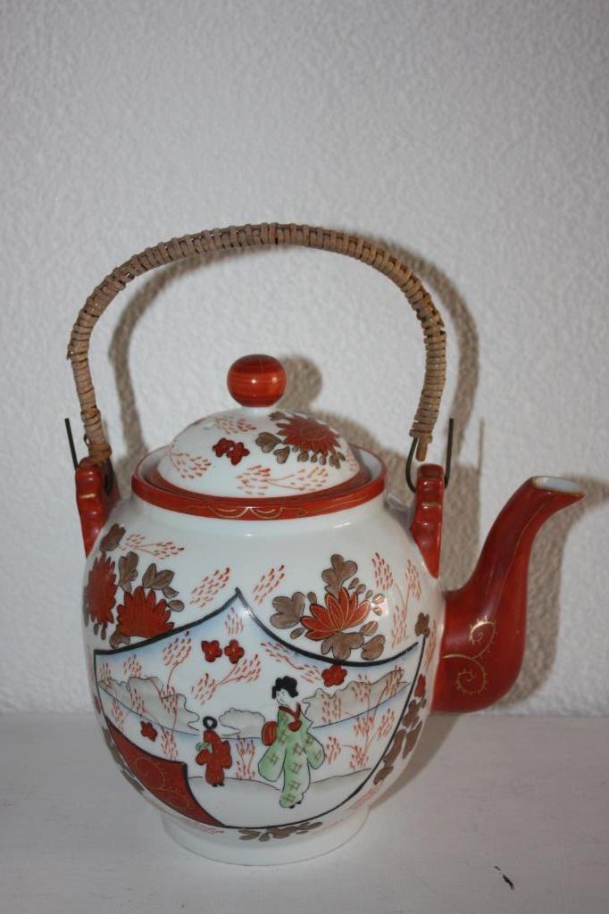 Antieke Mosa chocoladepot met hengsel, Antiek en Kunst, Antiek | Servies los, Ophalen of Verzenden