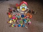 Playmobil diversen (paarden, stal, poppetjes), Ophalen of Verzenden, Gebruikt