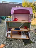 Houten Poppenhuis - Leuk en compleet!, Ophalen, Gebruikt, Poppenhuis