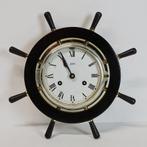 Vintage Schatz scheepswiel klok, slaat glazen., Ophalen of Verzenden, Zo goed als nieuw, Motorboot of Zeilboot, Gebruiksvoorwerp