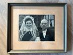 Oude Trouwfoto Portret - 30x36cm, Ophalen of Verzenden