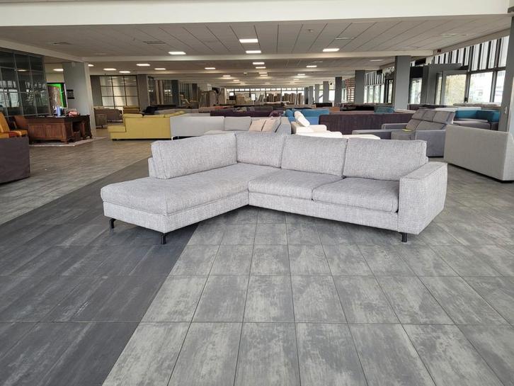 ✅️️️️ GEREINIGD grijs-taupe hoekbank 275x215 GRATIS LEVERING, Huis en Inrichting, Banken | Bankstellen, Zo goed als nieuw, Hoekbank