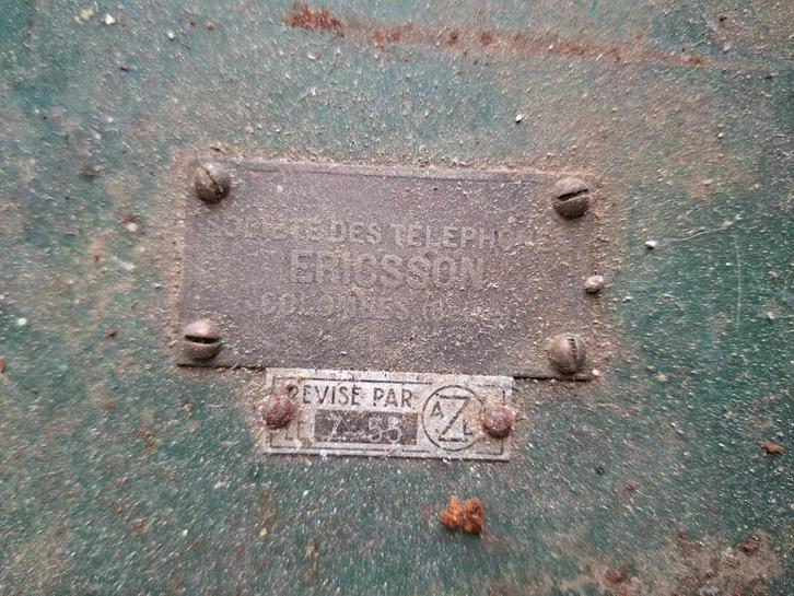 Oude Ericsson veldtelefoon (militair?), Verzamelen, Militaria | Algemeen, Landmacht, Overige typen, Nederland, Ophalen