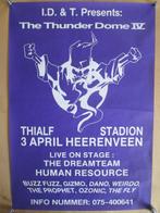 The Thunderdome IV HEERENVEEN poster 1993, Verzamelen, Ophalen of Verzenden, A1 t/m A3, Zo goed als nieuw, Rechthoekig Staand