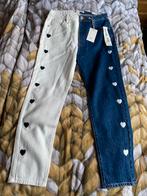 Toffe Mom jeans met hartjes van Laulia maat 42. NIEUW, Blauw, Nieuw, Ophalen of Verzenden, W33 - W36 (confectie 42/44)