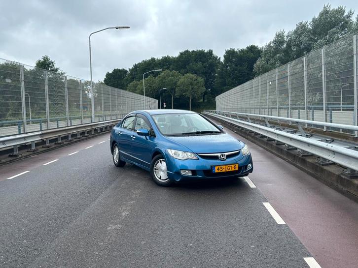 Honda Civic 1.3 Vtec Hybrid 4DR C-tr. 2007 Blauw, Auto's, Honda, Particulier, Civic, ABS, Adaptive Cruise Control, Airbags, Airconditioning