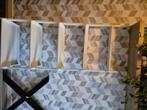 Wandkast wit, Ophalen, Met plank(en), Zo goed als nieuw, Minder dan 150 cm