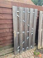 Houten Tuinhek met Poort, Tuin en Terras, Met poort, Gebruikt, Ophalen of Verzenden, Tuinhek