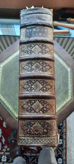 Exuberantly illustrated large  Biblia Sacra, Plantin 1583, Ophalen of Verzenden