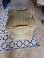 Handgemaakte Marokkaanse poef, Ophalen, Minder dan 50 cm, Vierkant, Minder dan 50 cm