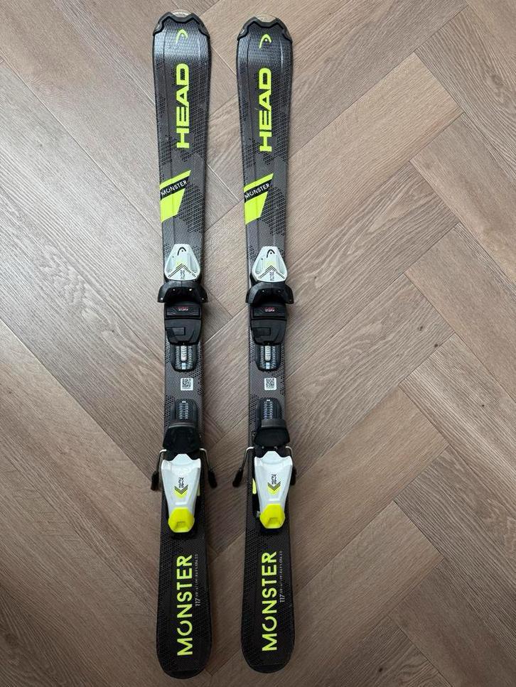 Head Monster Ski's - 117 cm  - Perfect voor de Piste!, Gebruikt, 100 tot 140 cm, Ophalen of Verzenden, Carve