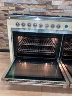 Luxe Solitaire Ascot Fornuis creme 8 pits 2 ovens 120 cm, Witgoed en Apparatuur, Fornuizen, Gebruikt, 60 cm of meer, Ophalen of Verzenden