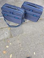 Te Koop 2 Handbagage koffers, Sieraden, Tassen en Uiterlijk, Koffers, Ophalen, Overige materialen, Gebruikt, Minder dan 50 cm