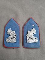 Kraagspiegels Huzaren Prins Alexander (dun schroefdraad), Verzamelen, Ophalen of Verzenden, Landmacht, Nederland, Embleem of Badge