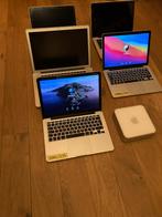 5 MacBooks en 1 MacMini, MacBook Pro, Gebruikt, Overige groottes, Ophalen of Verzenden