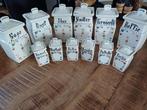 Brocante bakjes voor in de keuken of in een vitrinekast., Huis en Inrichting, Keuken | Servies, Ophalen, Overige materialen, Overige typen