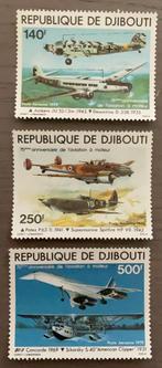 Djibouti - vliegtuigen oa concorde, Ophalen of Verzenden, Postfris, Vliegtuigen