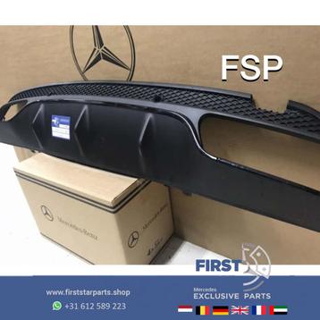W205 S205 Mercedes C Klasse C63 AMG Diffuser ORIGINEEL 2014- beschikbaar voor biedingen