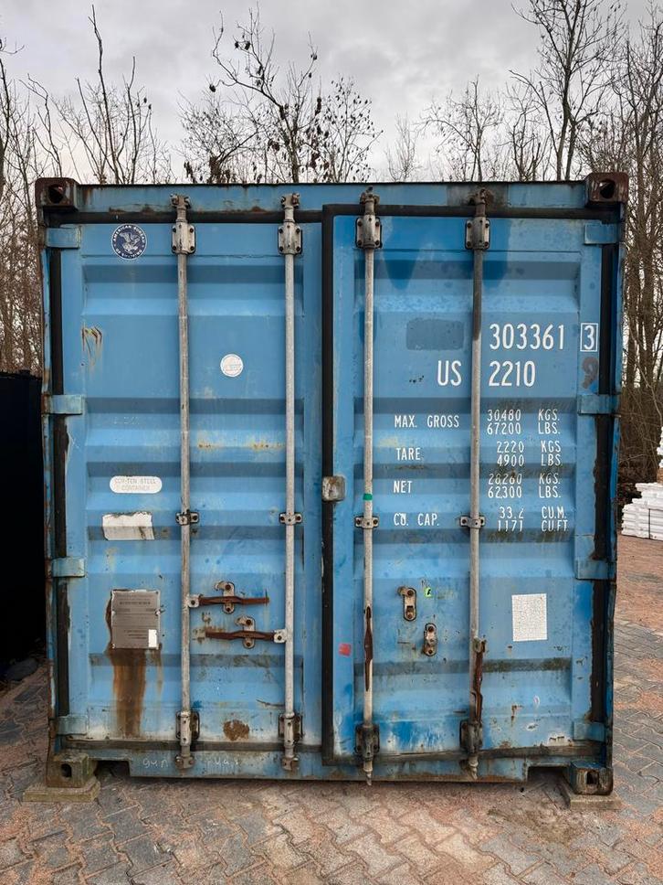 Opslagcontainer te koop 20ft, Zakelijke goederen, Machines en Bouw | Keten en Containers, Ophalen