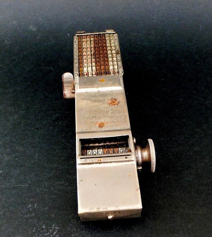 Very rare collectible calculator Comptator, Antiek en Kunst, Antiek | Kantoor en Zakelijk, Verzenden