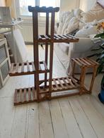 Houten Plantenstandaard, Tuin en Terras, Ophalen, Gebruikt