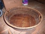 Grote ovale mand, Huis en Inrichting, Woonaccessoires | Schalen en Manden, Ophalen, Mand, Zo goed als nieuw, Riet