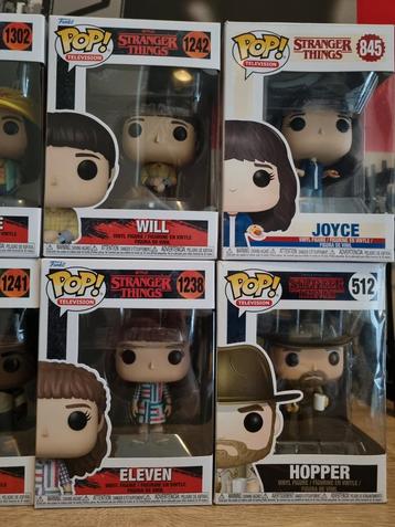 Funko Pop Stranger Things Joyce en Hopper beschikbaar voor biedingen