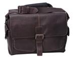 Colombiaanse Leren messenger tas Jack by Jill-e-design, Bruin, Zo goed als nieuw, Leer, Ophalen