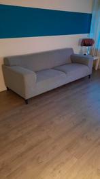 Leuk grijze stoffen bankstel, 75 tot 100 cm, Ophalen of Verzenden, Zo goed als nieuw, Stof