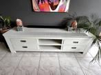 TV meubel - wit - 185x45x50 cm, Huis en Inrichting, Ophalen, Gebruikt, 150 tot 200 cm, Minder dan 100 cm