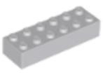 Lego Castle Stenen 4x 2x6 Steen Light Bluish Gray 2456 (NIEU, Ophalen of Verzenden, Nieuw, Losse stenen, Lego