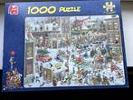 Jan van Haasteren Puzzel	- Kerstmis - 1000 stukjes, Ophalen of Verzenden, 500 t/m 1500 stukjes, Gebruikt, Legpuzzel