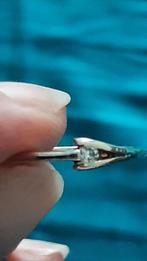 14 karaat gouden ring met groeibriljant, Gebruikt, Ophalen of Verzenden, 17 tot 18, Met edelsteen