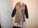 Marccain jas poncho look animal print gevoerde mouwen M