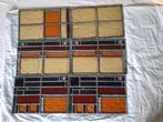 Glas In Lood 6 losse stukken p.s 20x 30 cm., Ophalen of Verzenden