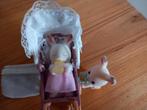 Sylvanian families vintage wandelwagen met babies, Ophalen of Verzenden, Gebruikt