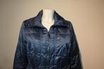 Peuterey ijs blauwe jas lichte glans over de stof merk mouw, Kleding | Dames, Jassen | Winter, Maat 46/48 (XL) of groter, Gedragen