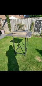 Statafel met vuurschaal, Tuin en Terras, Ophalen, Gebruikt, Rond