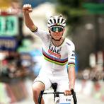 Tadej Pogacar gesigneerd UCI 2025 wereldkampioen wielershirt, Sportmemorabilia Netherlands, Overige typen, Nieuw, Sportmemorabilianetherlands25@gmail.com