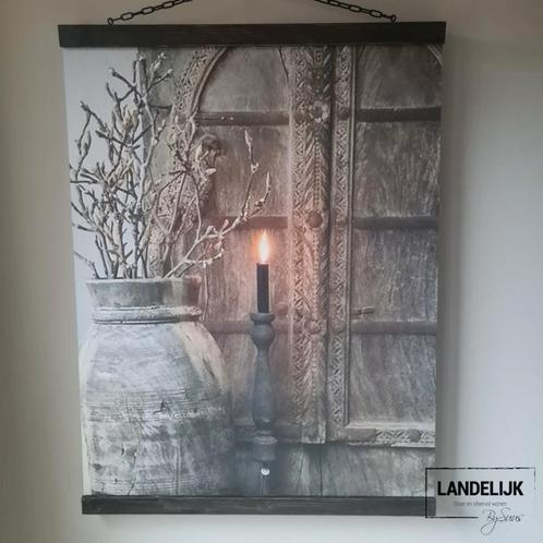Wanddoek, landelijk doek, landelijke wanddecoratie, Huis en Inrichting, Woonaccessoires | Wanddecoraties, Nieuw, Ophalen of Verzenden