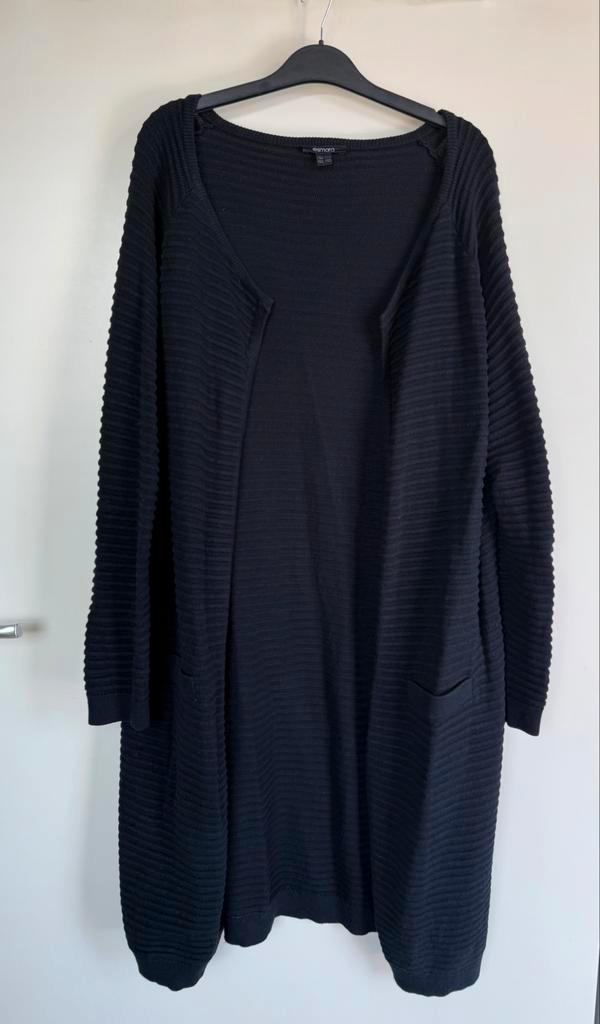Lang zwart vest xl, Kleding | Dames, Grote Maten, Zo goed als nieuw, Trui of Vest, Zwart, Ophalen of Verzenden