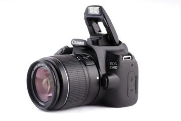 Canon EOS 250d + 18-55mm 5.6 Nieuw 2 jaar garantie  beschikbaar voor biedingen