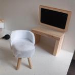 Poppenhuis bureau setje, Ophalen of Verzenden, Nieuw, Tafel(s) en Stoel(en)