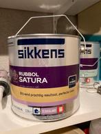 Sikkens Rubol. Satura verf, RAL 9016., Doe-het-zelf en Verbouw, Verf, Beits en Lak, Ophalen of Verzenden, Zo goed als nieuw, Wit