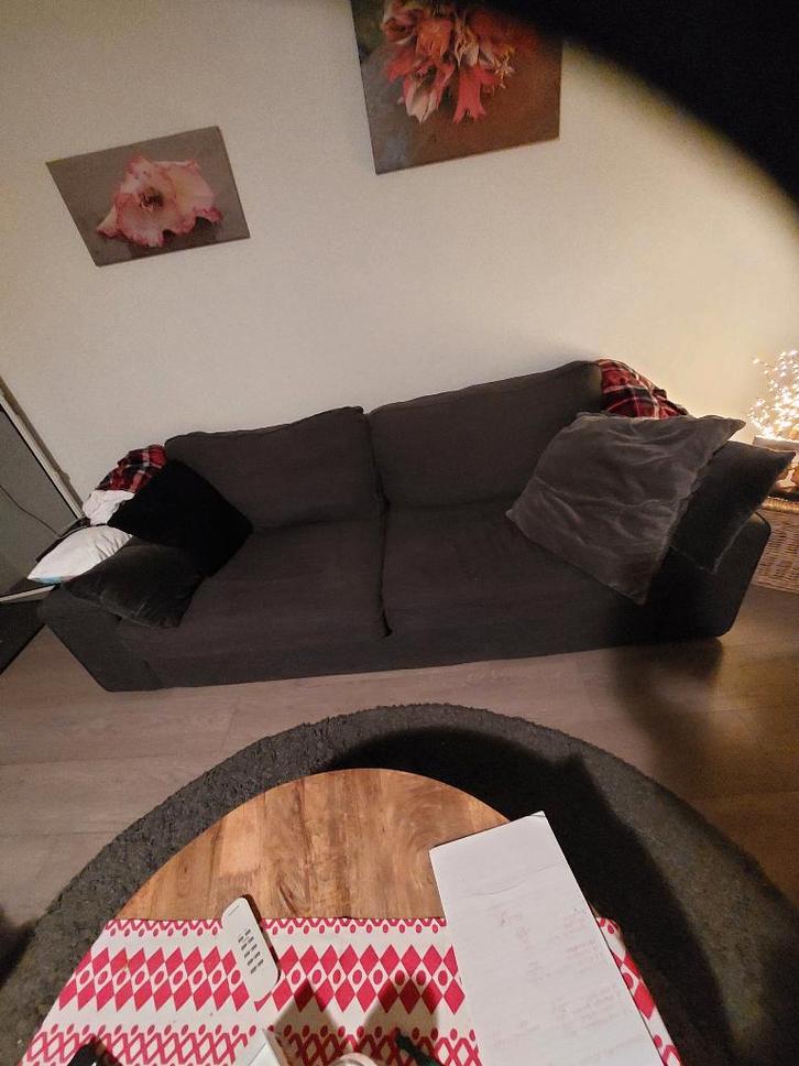 2 zits bank, Huis en Inrichting, Banken | Bankstellen, Gebruikt, Rechte bank, Tweepersoons, 200 tot 250 cm, 75 tot 100 cm, Stof