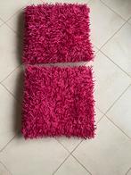 2 Kussen hoezen. fuchsia kleur, Huis en Inrichting, Woonaccessoires | Kussens, Ophalen, Zo goed als nieuw, Vierkant