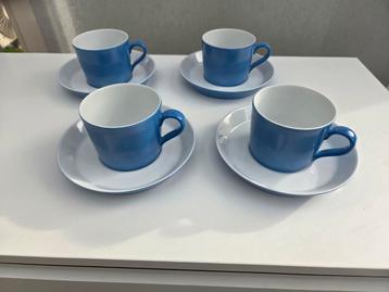 Arzberg Tric Koffiekop en Schotel - Blauw beschikbaar voor biedingen
